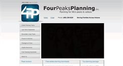 Desktop Screenshot of fourpeaksplanning.com